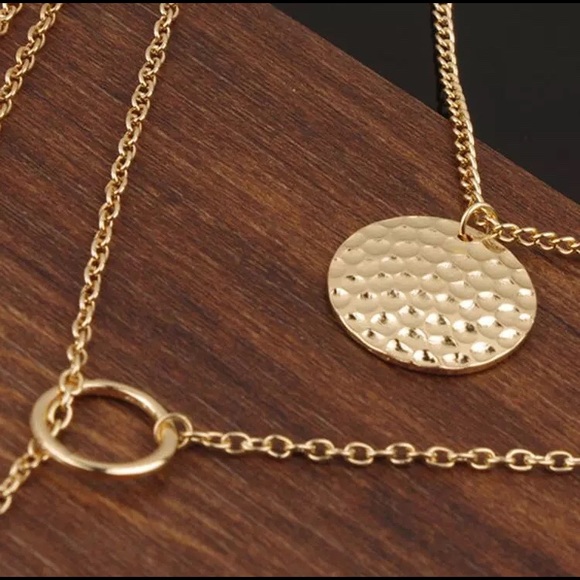 Arrow Angel Wings Dainty Multilayer Necklace - Picture 4 of 6